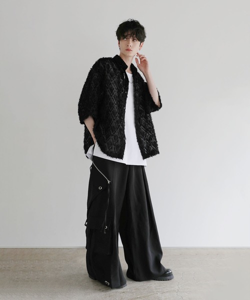 【d.i.a.】新品ジッパータンクトップ 黒/GAL LILL タンクトップ ルーズシルエットサイドスリットアソート