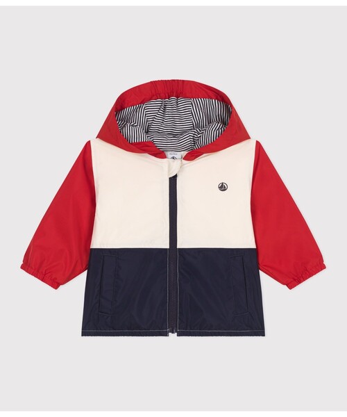 PETIT BATEAU（プチバトー） マウンテンパーカー アウター ウィンド プチバトー動物柄撥水加工パーカー