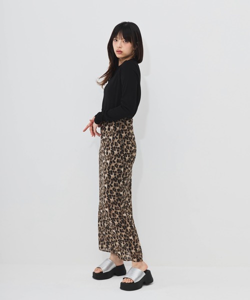 *DRIES VAN NOTEN* スパンコール付 ペンシルスカート レオパード DRIES VAN NOTEN* スパンコール付 ペンシルスカート レオパード