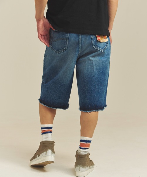 Lee（リー） ワイドパンツ ジーンズ LEE-RIDER WIDE SHORTS メンズ