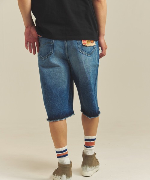 Lee（リー） ワイドパンツ ジーンズ LEE-RIDER WIDE SHORTS メンズ