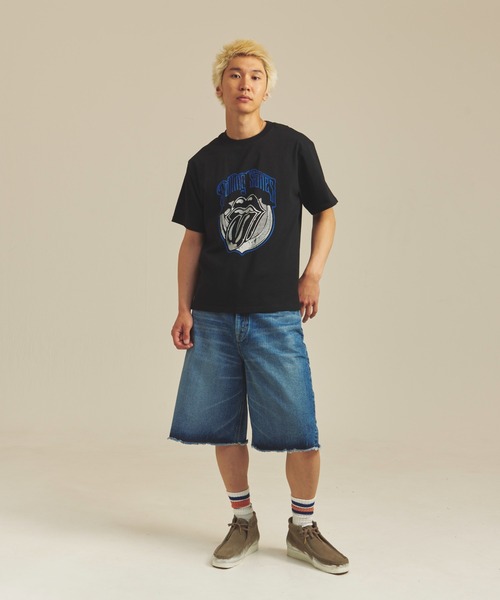 Lee（リー） ワイドパンツ ジーンズ LEE-RIDER WIDE SHORTS メンズ