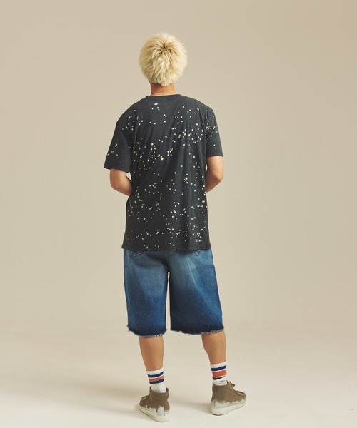 Lee（リー） ワイドパンツ ジーンズ LEE-RIDER WIDE SHORTS メンズ