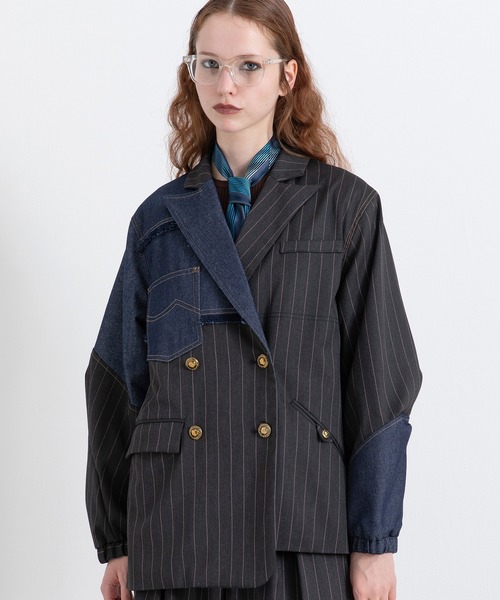 AULA コート、ジャケット、テーラー AULA AILA（アウラ アイラ） ジャケット テーラードジャケット