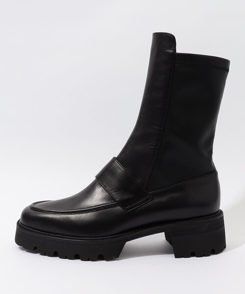 TOMORROWLAND（トゥモローランド） ショートブーツ 24 ライトベージュ