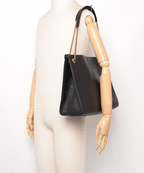 2WAY仕様★Lauren Ralph Lauren★レザー Bradley トートバッグ LAUREN RALPH トートバッグ ペブルド レザー ラージ Bradley