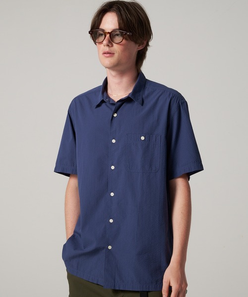 Eddie Bauer エディーバウアー 半袖 シアサッカー チェックシャツ Eddie Bauer エディーバウアー 半袖 シアサッカー チェック