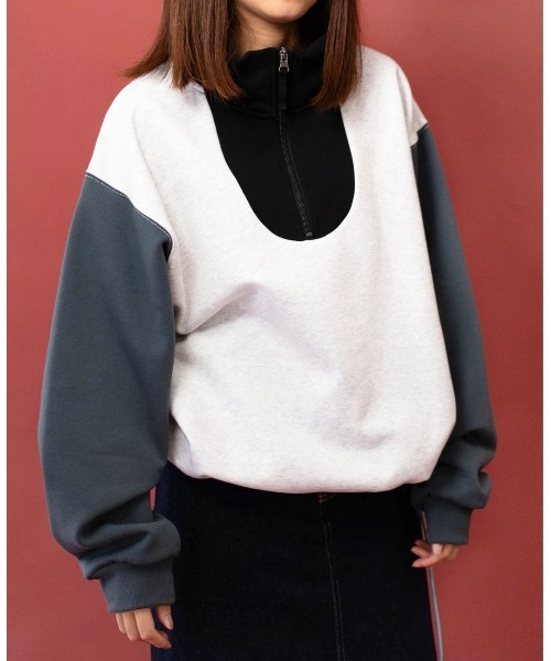 「gym master」 スウェットカットソー LARGE ブラウン メンズ_画像4