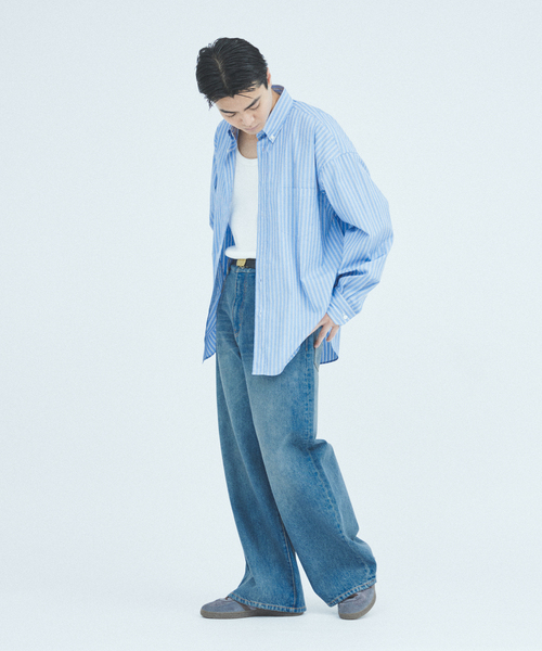 【JOURNALSTANDARD】THOMAS MASON スタンドカラーシャツ journal standard L'essage（ジャーナルスタンダードレサージュ）の