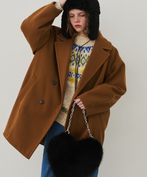 Unitage（ユニテージ） コート チェスターコート オーバーダブルミドル