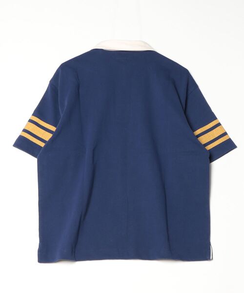 ポロシャツ GUESS JEANS Ss Printed Rugby Polo ラガーシャツ メンズ