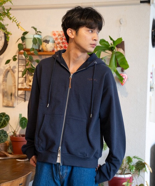 skoool パーカー logo zip up parker メンズ レディース