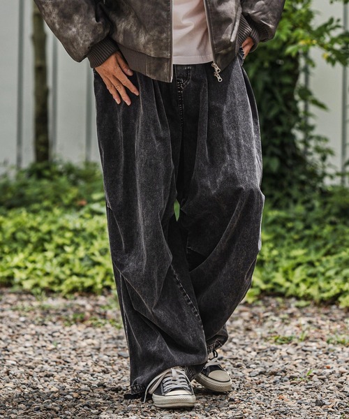 CAMBIO（カンビオ） ワイドパンツ パンツ mp13928-Powder Processed