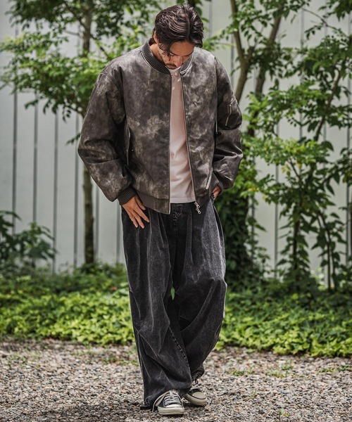 CAMBIO（カンビオ） ワイドパンツ パンツ mp13928-Powder Processed