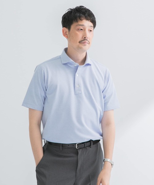 Dime 吸汗速乾 半袖シャツ グレー LAKOLE｜【吸水速乾】DRYレギュラーシャツ半袖 | Rakuten Fashion(楽天