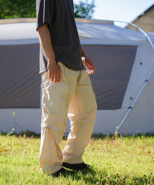  peak スノーピーク メンズ パンツ Lサイズ ベージュ 美品 snow peak パンツ Snow Peak / Garment Dyed Convertible Pants