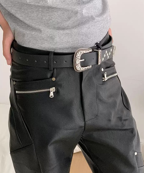 SEN TOKYO ベルト ウエスタン スタースタッズベルト メンズ レディース