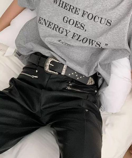 SEN TOKYO ベルト ウエスタン スタースタッズベルト メンズ レディース