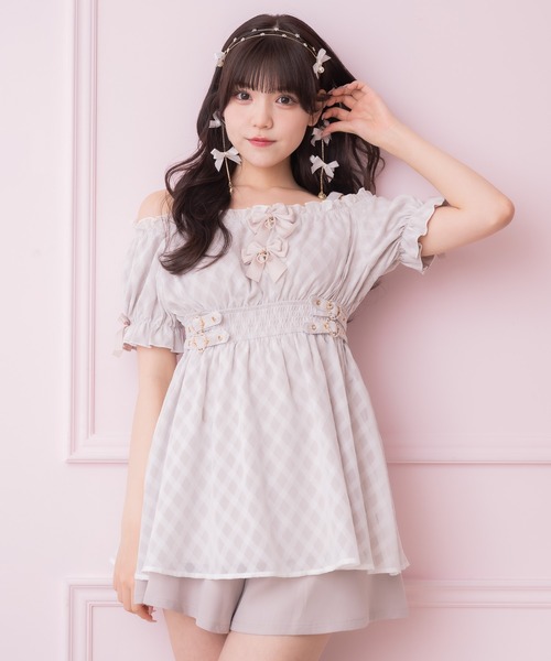 ROJITA（ロジータ） セットアップ オフショルシアーセットアップ