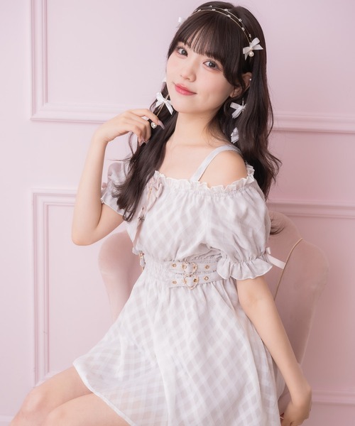 ROJITA（ロジータ） セットアップ オフショルシアーセットアップ