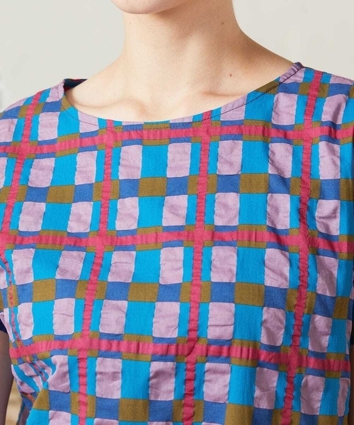 Jocomomola（ホコモモラ） ワンピース Laberinto リップルチェック