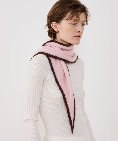 ASAUCE MELER ストール マフラー カシミヤ トライアングルストール