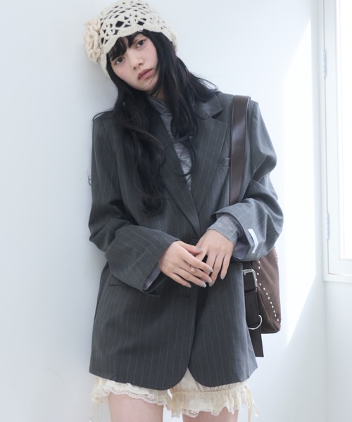 Smyeon ジャケット テーラードジャケット Embroidery tailored jacket
