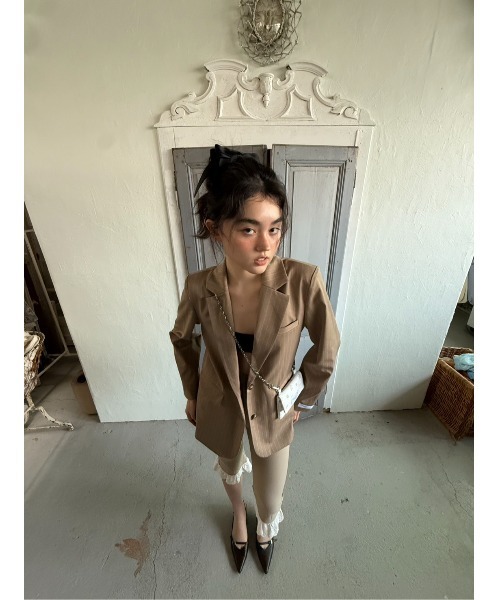 Smyeon ジャケット テーラードジャケット Embroidery tailored jacket