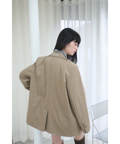 Smyeon ジャケット テーラードジャケット Embroidery tailored jacket