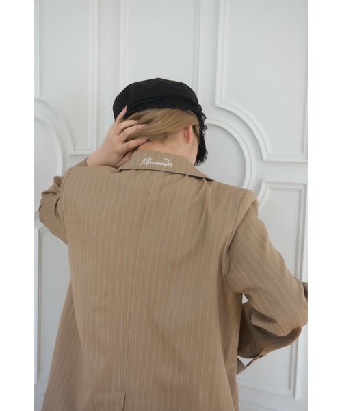 smyeon テーラードジャケット Smyeon ジャケット テーラードジャケット Embroidery tailored jacket
