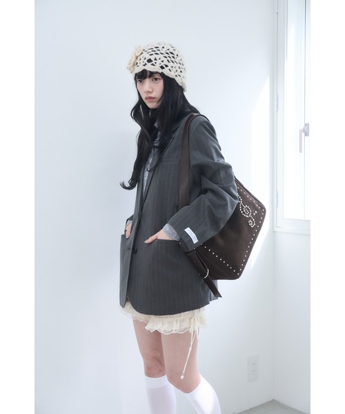 Smyeon ジャケット テーラードジャケット Embroidery tailored jacket