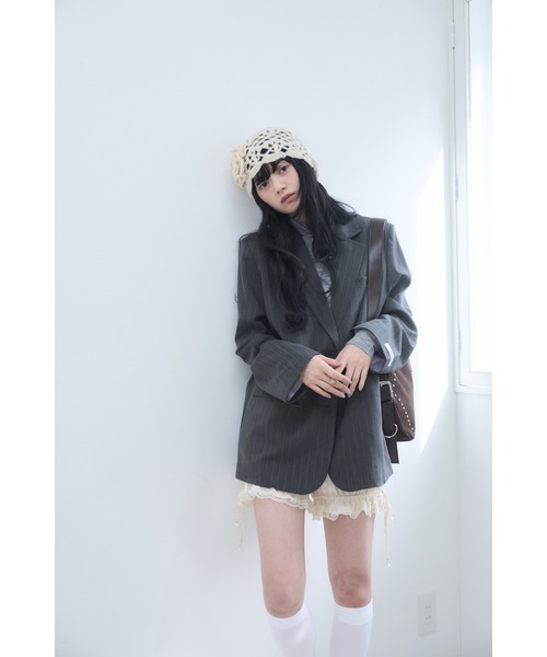 Smyeon ジャケット テーラードジャケット Embroidery tailored jacket