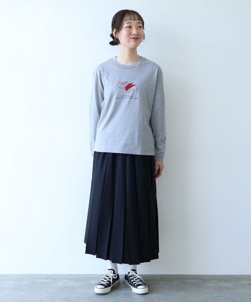 bulle de savon（ビュルデサボン） スカート T/R 太巾プリーツスカート