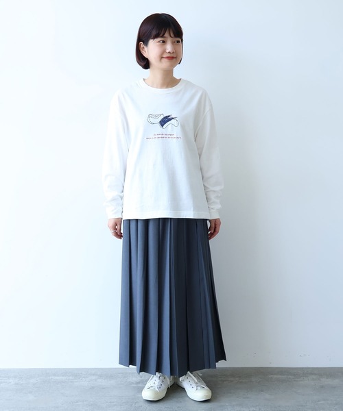 bulle de savon コットン キュプラ ロング スカート bulle de savon