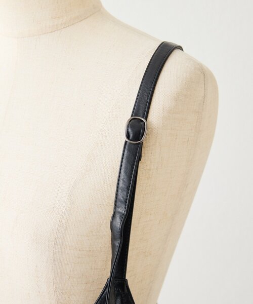 ear PAPILLONNER シャツワンピース フェイクレザージャンスカ「SUM1