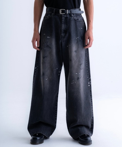 SSさん SINSS ワイドパンツ ジーンズ Vintage wide straight denim
