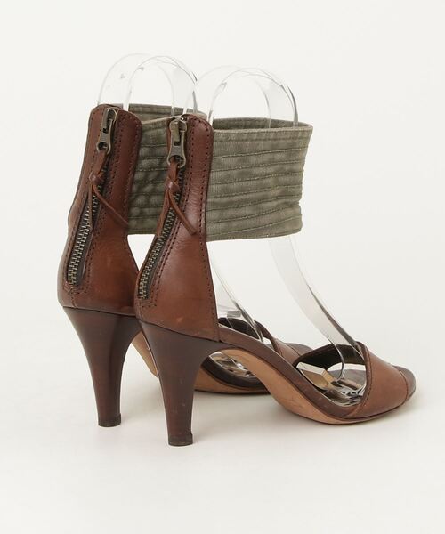 「L'AUTRE CHOSE」 ヒールサンダル 36 ブラウン レディース_画像2