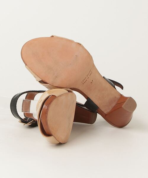 「Luca Grossi」 ヒールサンダル 37 ベージュ レディース_画像3