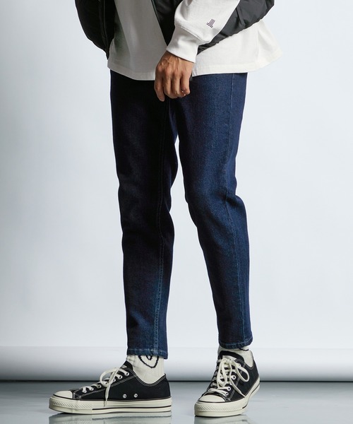 LANVIN en Bleu パンツ 超伸縮「ガムストレッチ」 スキニー 5ポケット