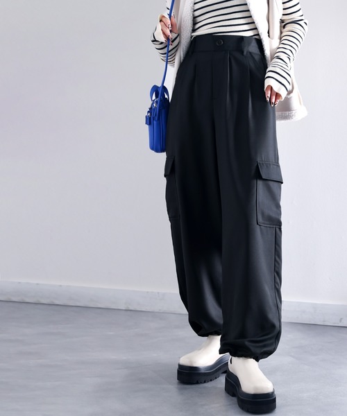 「classicalelf」 カーゴパンツ MEDIUM ブラック レディース