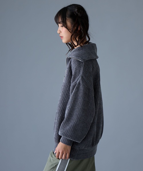 BISKEE トレーナー 衿付きハーフジッププルオーバー キッズ 子供服