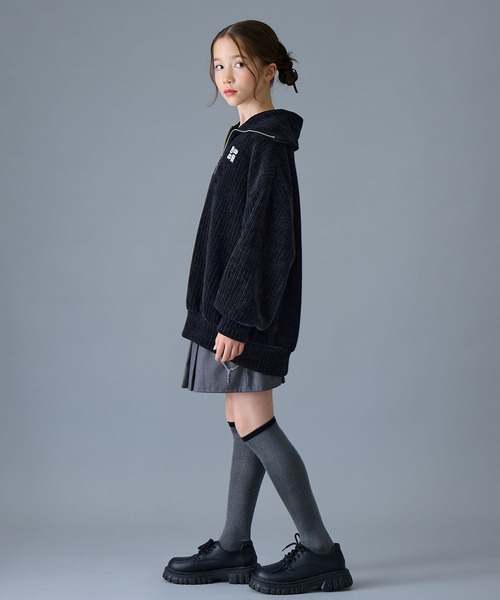 BISKEE トレーナー 衿付きハーフジッププルオーバー キッズ 子供服