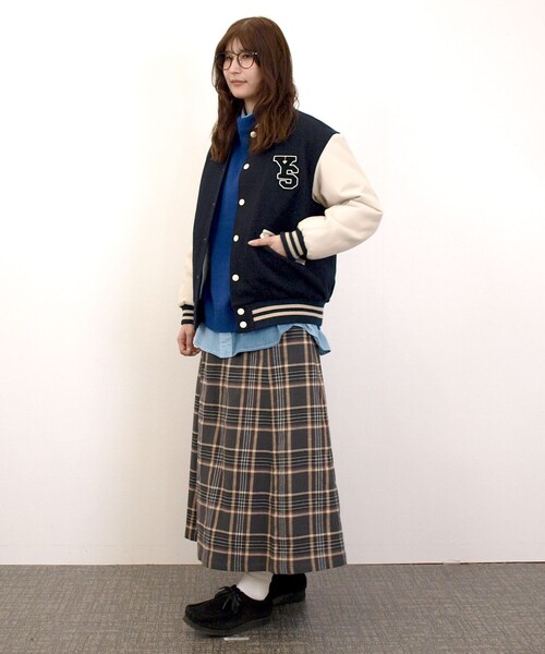 J.PRESS YORK STREET スタジャン 「UNISEX」スタジアム ジャケット