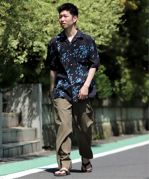 「reyn spooner」 7分袖シャツ L ブラック系その他2 メンズ_画像5