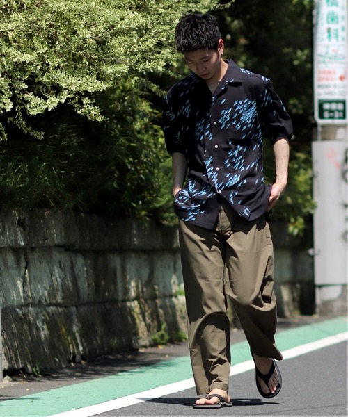 「reyn spooner」 7分袖シャツ L ブラック系その他2 メンズ_画像8