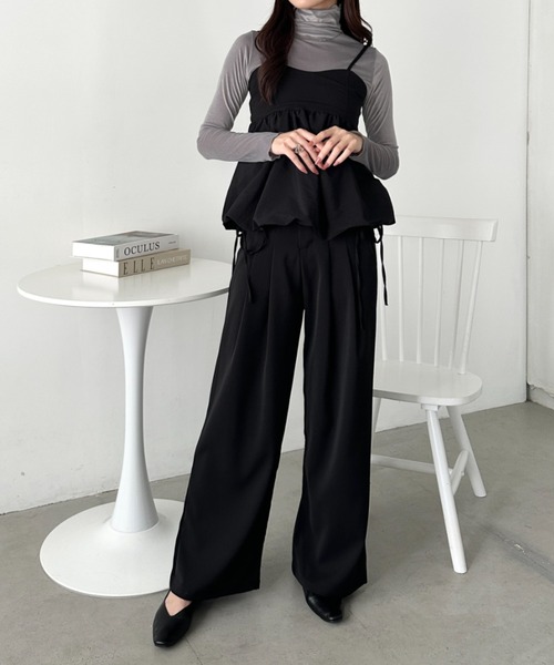 CLEA tシャツ メロウハイネックシアーベロアトップス レディース