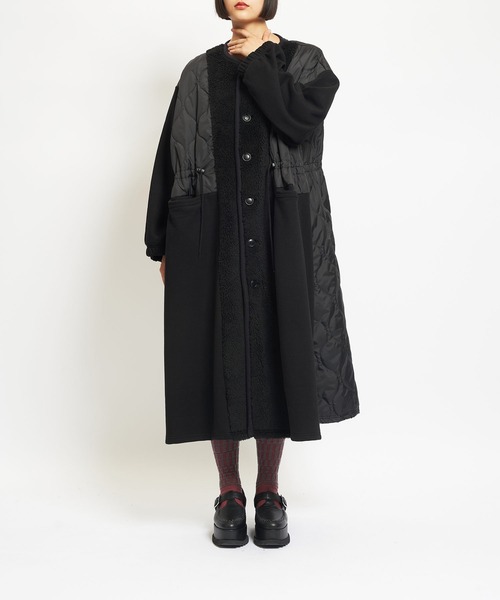 gomme（ゴム） コート アウター アーミーキルト ロングコート
