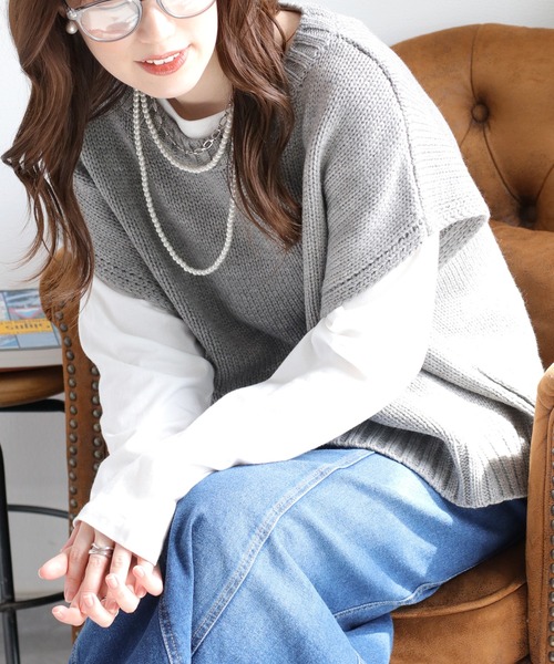 DIESEL ニットベスト 人気 レア 中古・古着通販】DIESEL (ディーゼル) M-Sifnos ニットベスト 黄緑