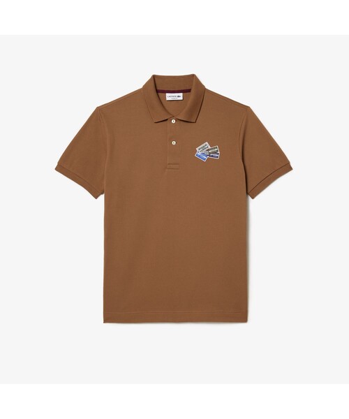LACOSTE ブラウン ポロシャツ サイズ4 新品 LACOSTE（ラコステ） 半袖ポロシャツ 4 ブラウン メンズ : ZOZOTOWN