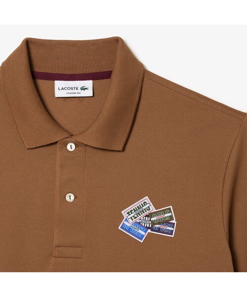 LACOSTE ブラウン ポロシャツ サイズ4 新品 LACOSTE（ラコステ） 半袖ポロシャツ 4 ブラウン メンズ : ZOZOTOWN
